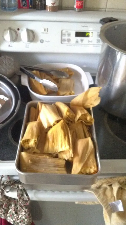 Pre-trip tamales!