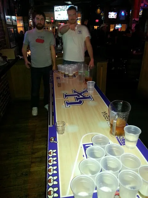 First night out in Lexington. We went to Two Keys, a college bar. We all played pretty poorly.