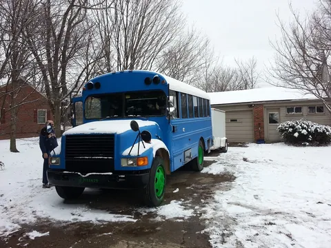 My god, the snow.