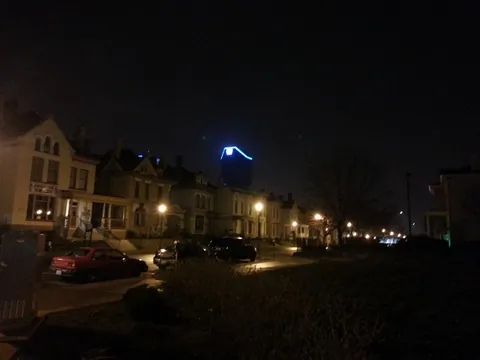 View on the streets. Foggy 53