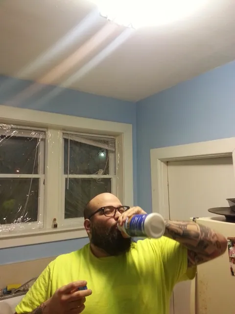 GETTIN HIS MILK ON
