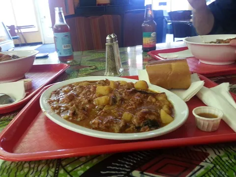 Sav’s Grill and African Cuisine. Lamb dish.