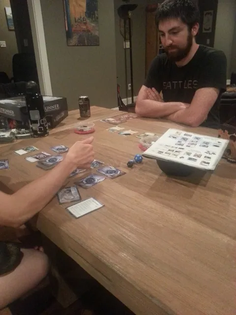 Playing some Netrunner