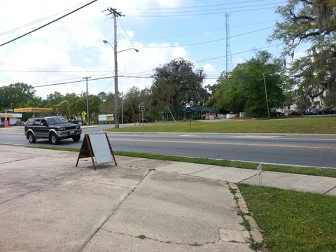 Walking around town