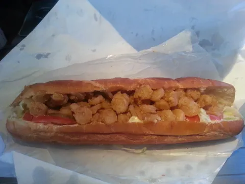 Next day Shrimp Po Boys from the gas station down the street