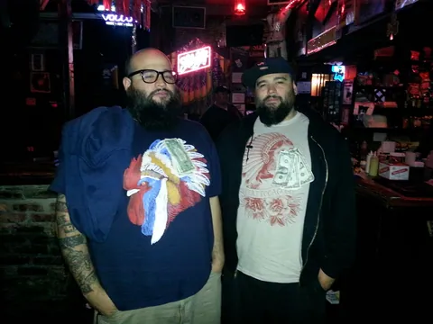 We look really tired on our birthday.