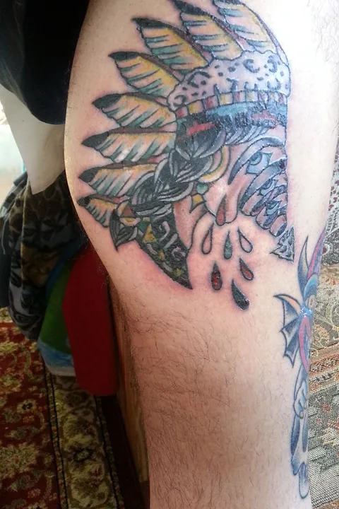 Rad tattoo, I didn’t give it as much love as I should have so it was a real bitch healing up.