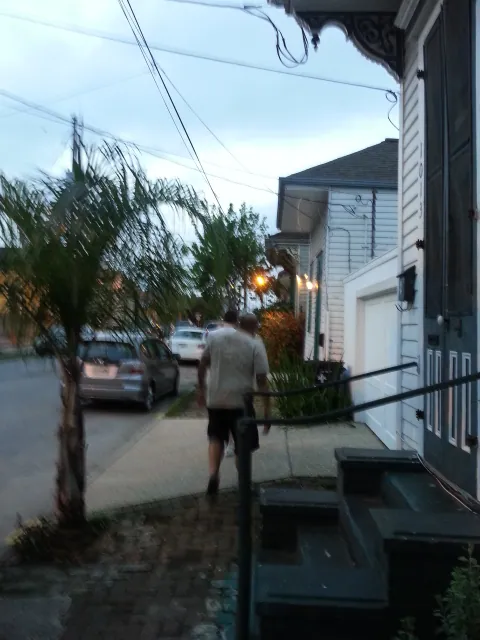 Walking back from Buffas