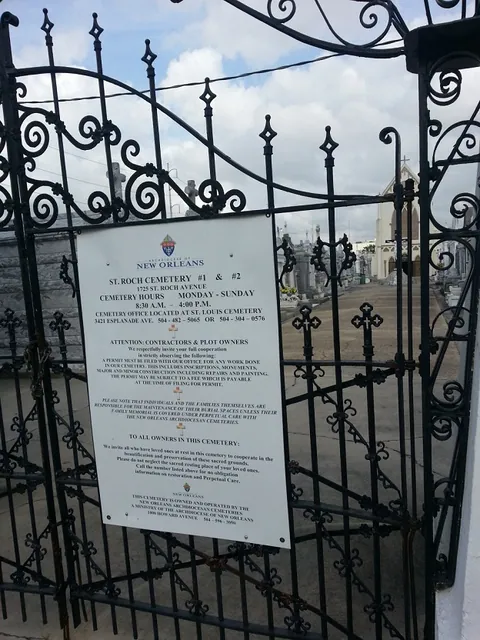 Cemetary on St. Roch’s
