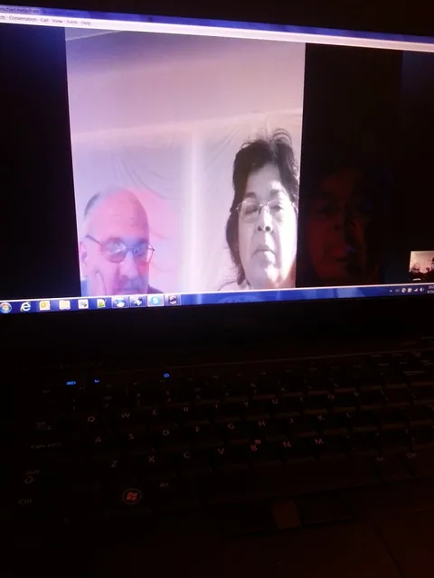 Skyping with the parents