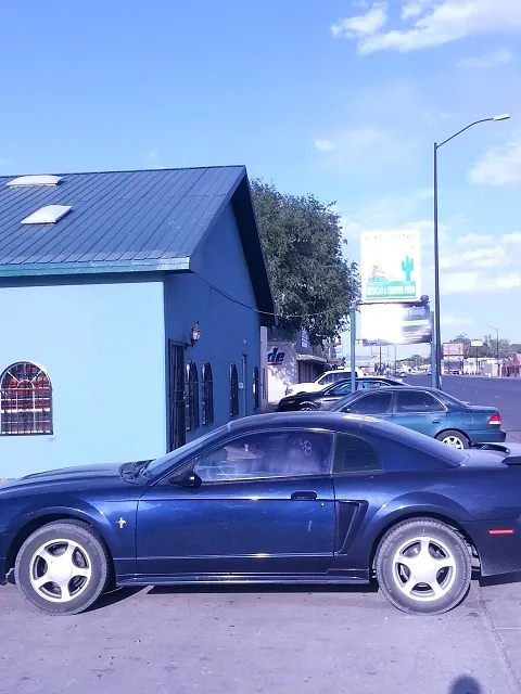 Parking lot outside of the restaurant
