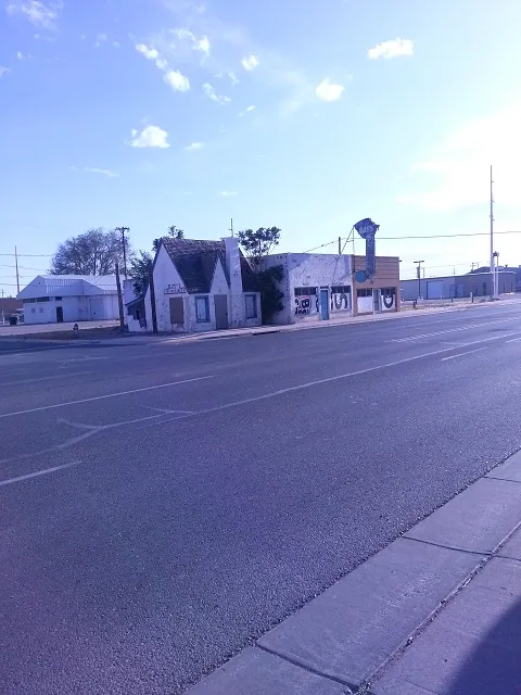 Parking lot outside of the restaurant
