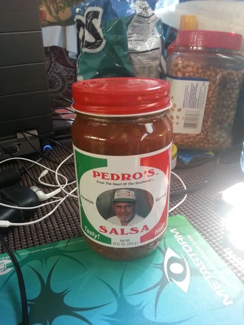 Pedro makes some hot salsa. It’s like crack we just keep going back to it even though its super hot.