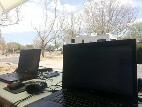 Working outside of the bus