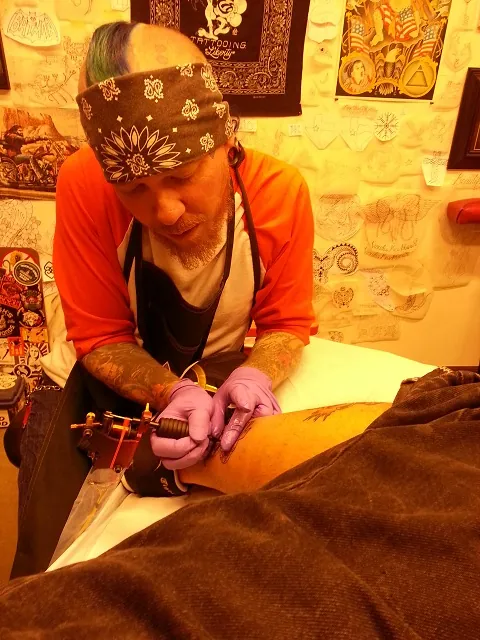 Adam Stewart at work